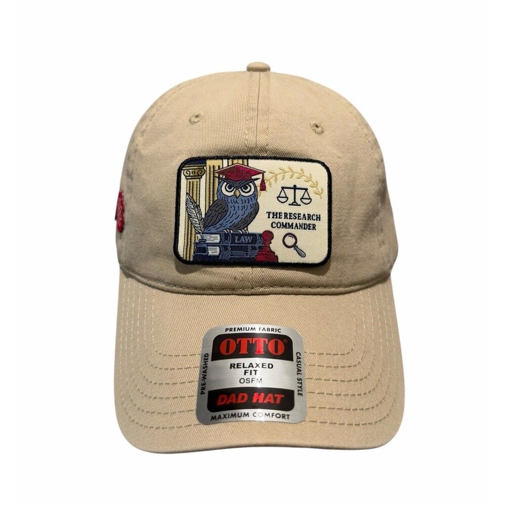 OTTO ‘The Research Commander’ Law-Owl OSFM Tan Hat Cap